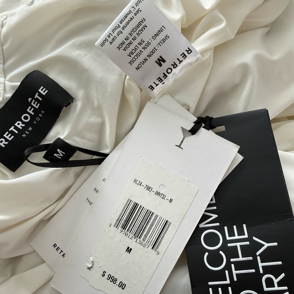 Retrofete Ivanna Embellished Dress Size M $1198 - Picture 14 of 16